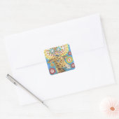 4e van JULI PATRIOTISCHE GIRAFFE STICKERS Squ, bla (Envelop)