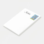 4E VAN JULY ROOSTER, KICKEN 3M Post-it® notes (Schuin)