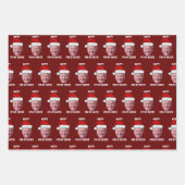 4e van Pasen Grappig Gelukkig 4e van Juli Joe Bide Inpakpapier Vel (Voorkant 3)