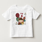 4e verjaardag Cowboy Tshirts en geschenken (Voorkant)