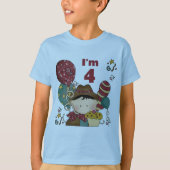 4e verjaardag Cowboy Tshirts en geschenken (Voorkant)