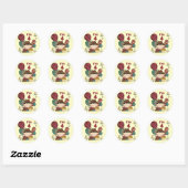 4e verjaardag Cowboy Tshirts en geschenken Ronde Sticker (Vel)