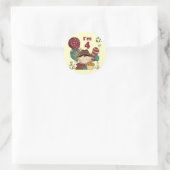 4e verjaardag Cowboy Tshirts en geschenken Ronde Sticker (Tas)