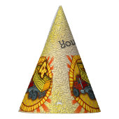 4e Verjaardag Dump Truck party pet Feesthoedjes (Links)