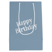 4e verjaardag eendje dansen in een plas medium cadeauzakje (Achterkant)