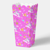 4e Verjaardag Eenhoorn met Cake Favoriete Box Bedankdoosjes (Achterkant)