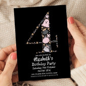 4e verjaardag Halloween Kaart