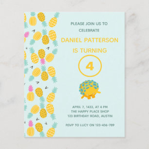 4e verjaardag Jongen verjaardagskaart