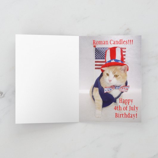 4e verjaardag juli kaart (Binnen)