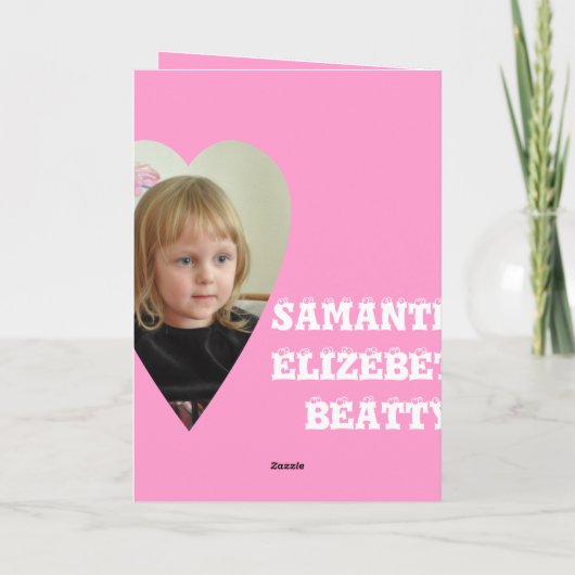 4e verjaardag kaart (Achterkant)