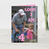 4e verjaardag kaart (Voorkant)