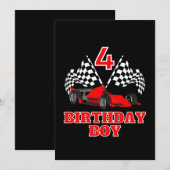4e verjaardag kaart (Voorkant / Achterkant)