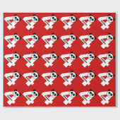 4e verjaardag PANDA 4 jaar oude gezagvoerdersnaam Cadeaupapier (Vlak)