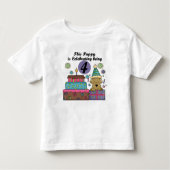 4e verjaardag Puppy T-shirts en geschenken (Voorkant)