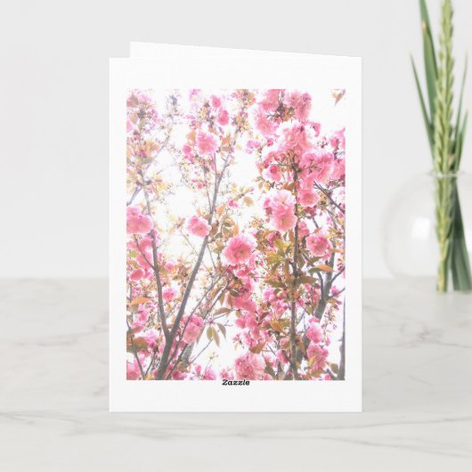 4e verjaardag roze bloemig vierde aangepaste leeft (Achterkant)