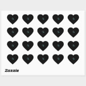 4e verjaardag Shirt Zeemeermeisje Hart Sticker (Vel)