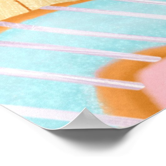 4e verjaardag unfourgettable banner poster (Hoek)