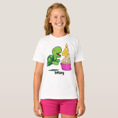 4e verjaardag van de vogelschildpad t-shirt (Voorkant volledig)