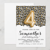 4e verjaardag van het proefkoninklijk proefkoninkr kaart (Voorkant / Achterkant)