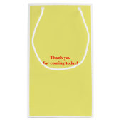 4e verjaardagsfeestje Teddy Bears Party Klein Cadeauzakje (Achterkant)