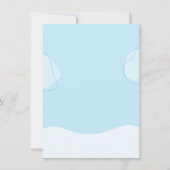 4e verjaardagsuitnodiging - Adorably Fun Party Kaa Kaart (Achterkant)