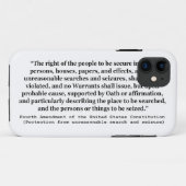 4e wijziging van de grondwet van de Verenigde Stat Case-Mate iPhone Case (Achterkant (horizontaal))