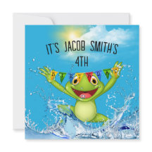 4e zeepbokskikker in water