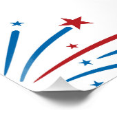 4e Zomer van de Zomer van de Vakantie van de Vakan Perfect Poster (Hoek)