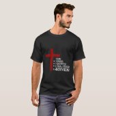 4Gegeven Christelijk kruis T-shirt (Voorkant volledig)