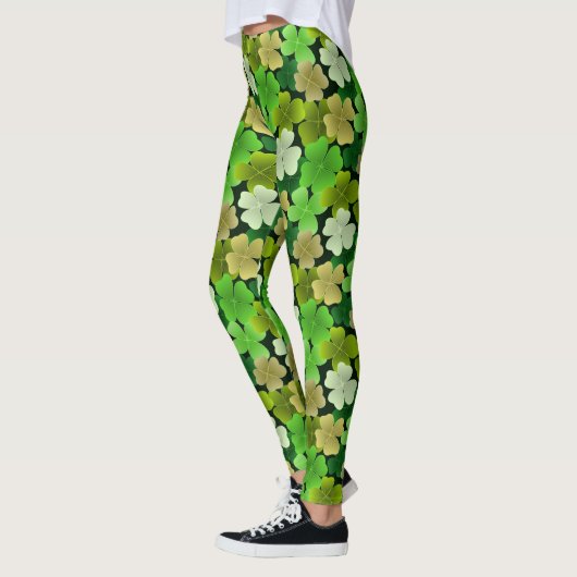 4Leaf in het groen Leggings (Links)