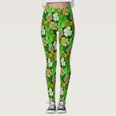 4Leaf in het groen Leggings (Voorkant)