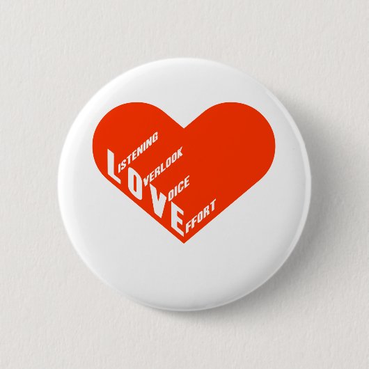 4love ronde button 5,7 cm (Voorkant)