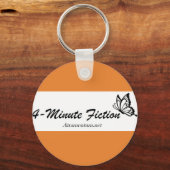 #4MinuteFiction Butterfly Sleutelhanger (Voorkant)