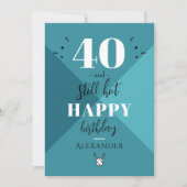 4O en nog warm Feestdagenkaart (Voorkant)