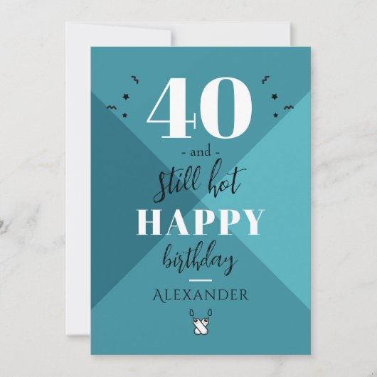 4O en nog warm Feestdagenkaart (Voorkant)