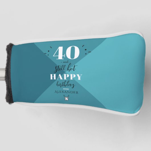 4O en nog warm Golfheadcover (Voorkant)