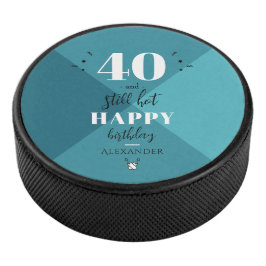 4O en nog warm Hockey Puck