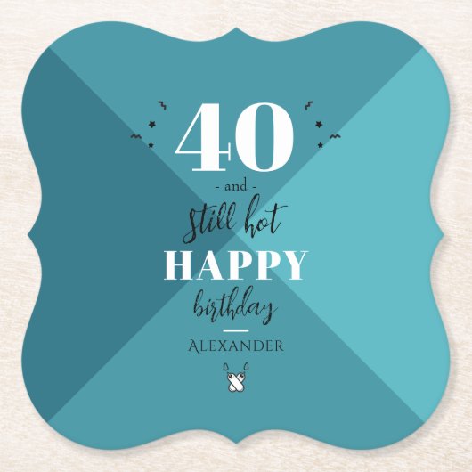 4O en nog warm Kartonnen Onderzetters (Voorkant)