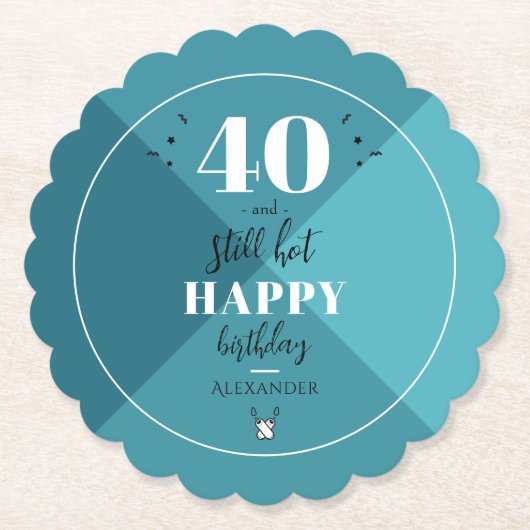 4O en nog warm Kartonnen Onderzetters (Voorkant)