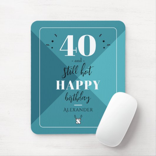 4O en nog warm Muismat (Met muis)