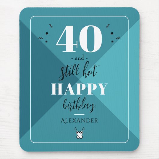 4O en nog warm Muismat (Voorkant)