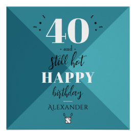 4O en nog warm Perfect Poster