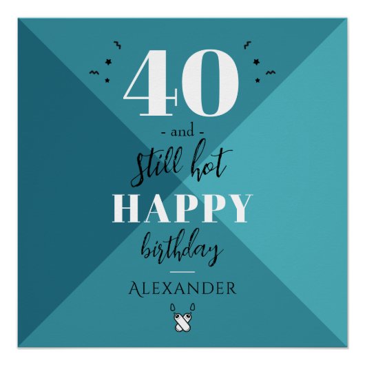 4O en nog warm Perfect Poster (Voorkant)