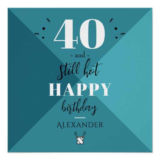 4O en nog warm Perfect Poster (Voorkant)