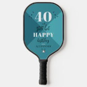 4O en nog warm Pickleball Paddle (Achterkant)