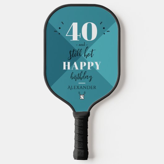 4O en nog warm Pickleball Paddle (Achterkant)