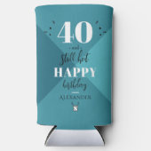 4O en nog warm Seltzer Blikjeskoeler (Voorkant)