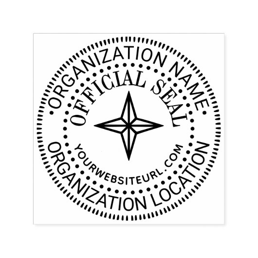4P2 Ster Generiek Aangepaste Officiële Stempel Naa (Design)