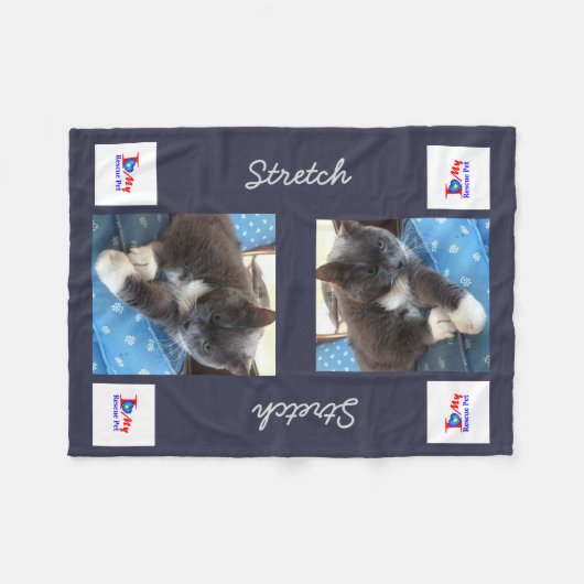 4PetRescue Fleece Deken (Voorkant (Horizontaal))