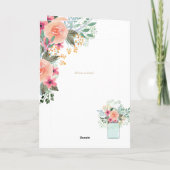 4pg Floral BAPTISM-uitnodigingen - Programma (Achterkant)